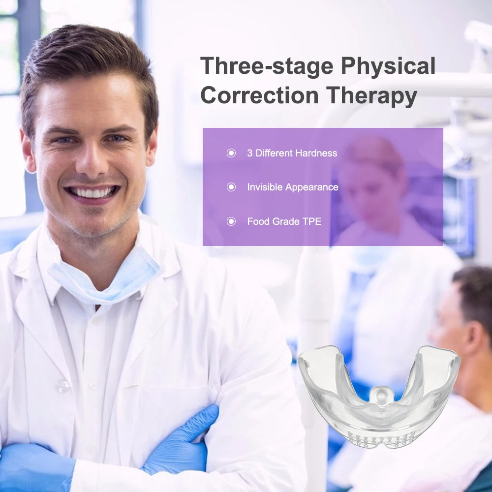 3-Stage Adult Teeth Alignment Orthodontic Trainer Mouthpiece