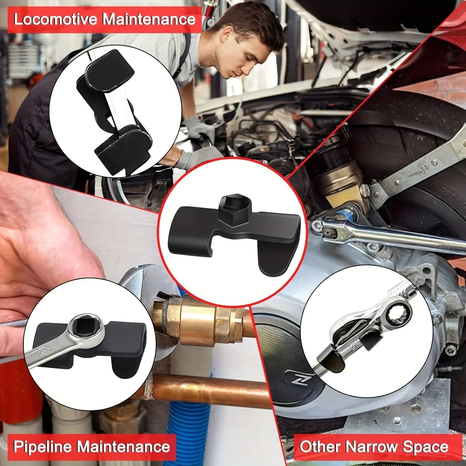 Universal Wrench Extender for Stubborn Bolts - 3