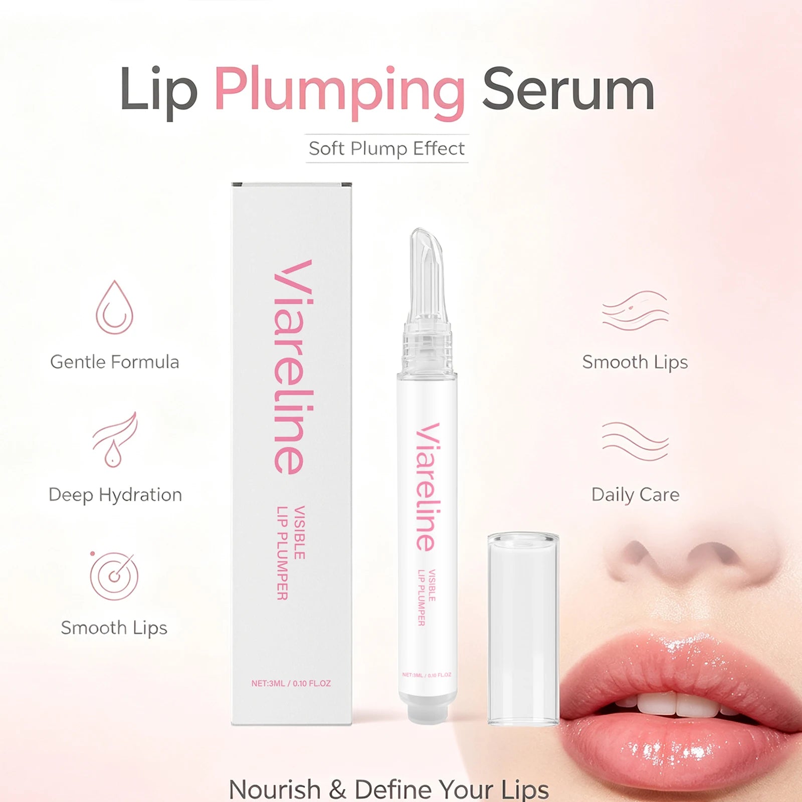 Hydrating Lip Plumper Serum for Smooth and Full Lips - 5