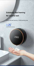 Automatic Touchless Foam Soap Dispenser with Temperature Display