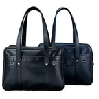 Japanese Style PU Leather Student Tote Bag for School and Daily Use