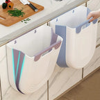 Wall Mounted Folding Trash Can for Kitchen and Bathroom
