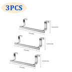 Stainless Steel Over-Cabinet Door Towel Rack