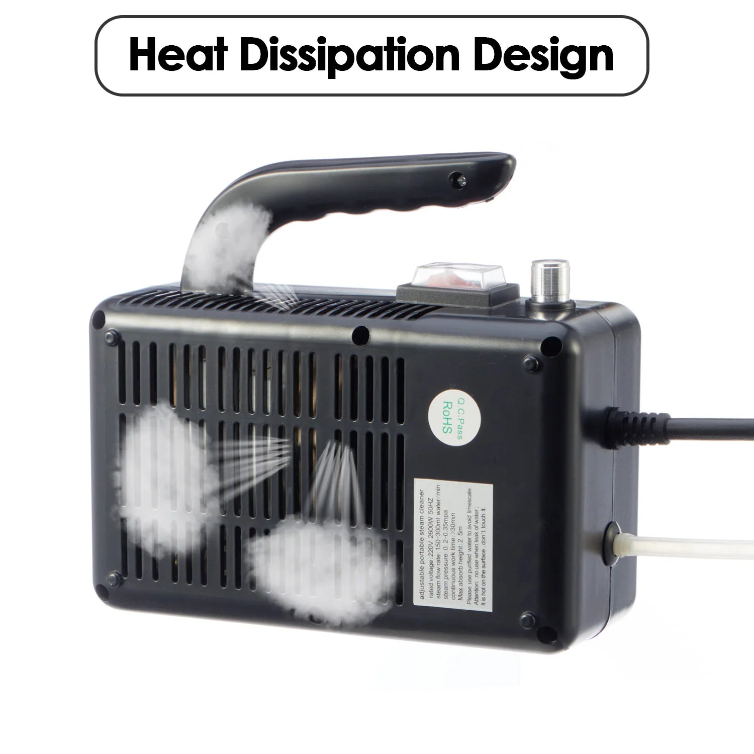 High-Pressure Portable Steam Cleaner for Kitchen and Home - 3