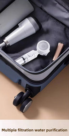 Portable Pressurized Shower Head for Travel and Home