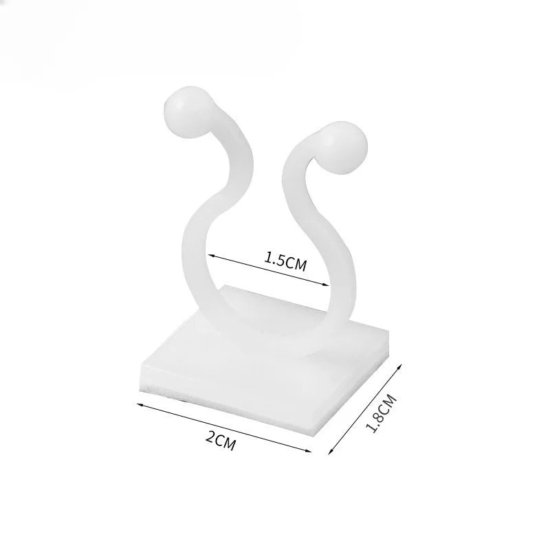 Self-Adhesive Wall Clips for Climbing Plants and Vines