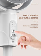 360 Degree Quiet Adjustable Standing Air Circulation Fan