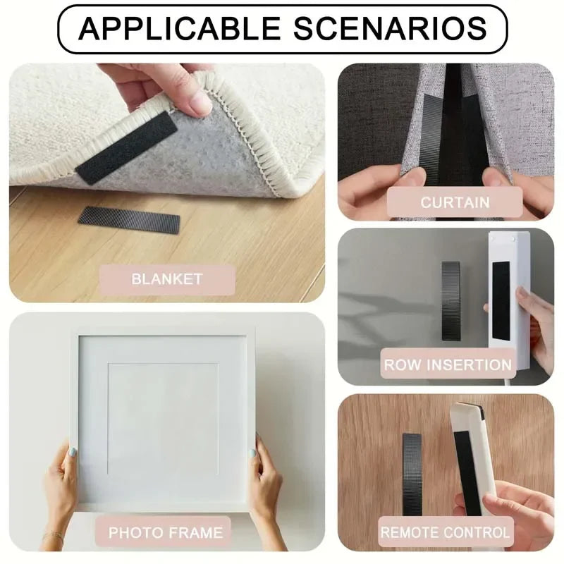 Heavy-Duty Self-Adhesive Fastener Pads for Household Mats