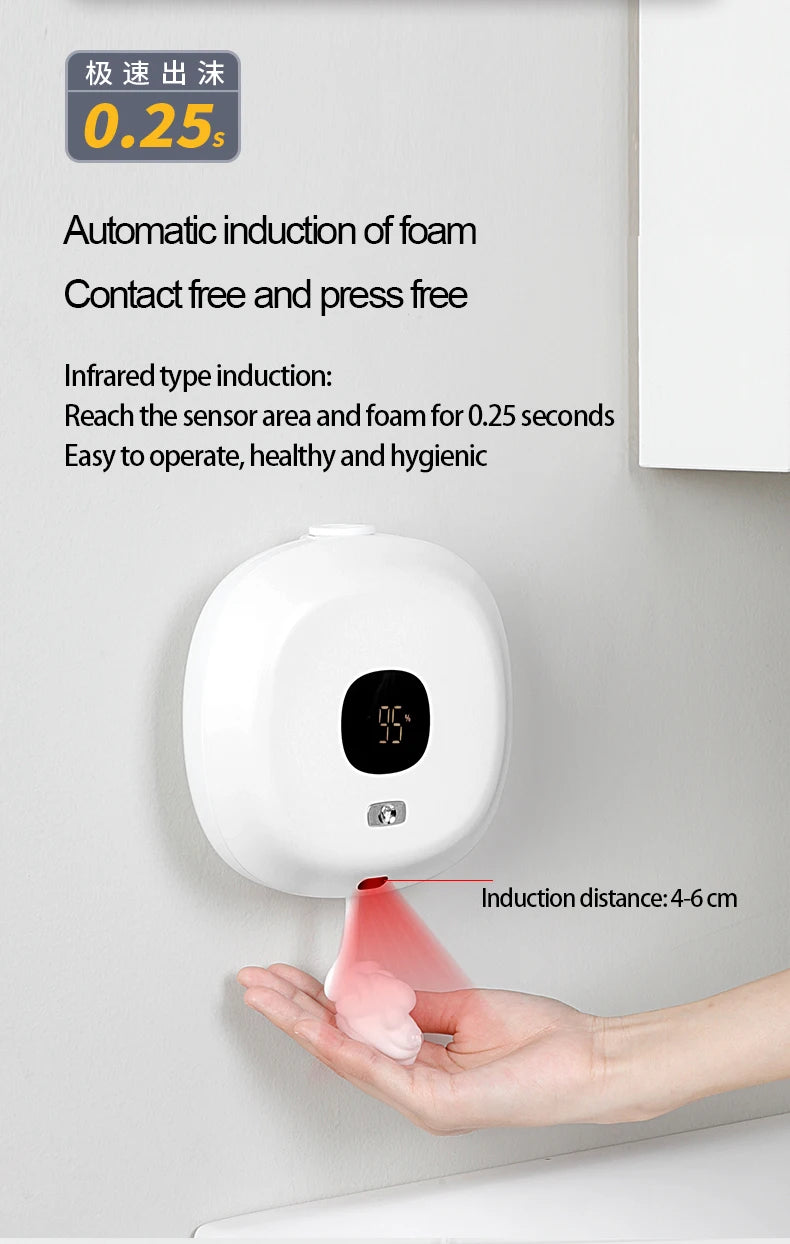 Automatic Wall-Mounted Foam Soap Dispenser