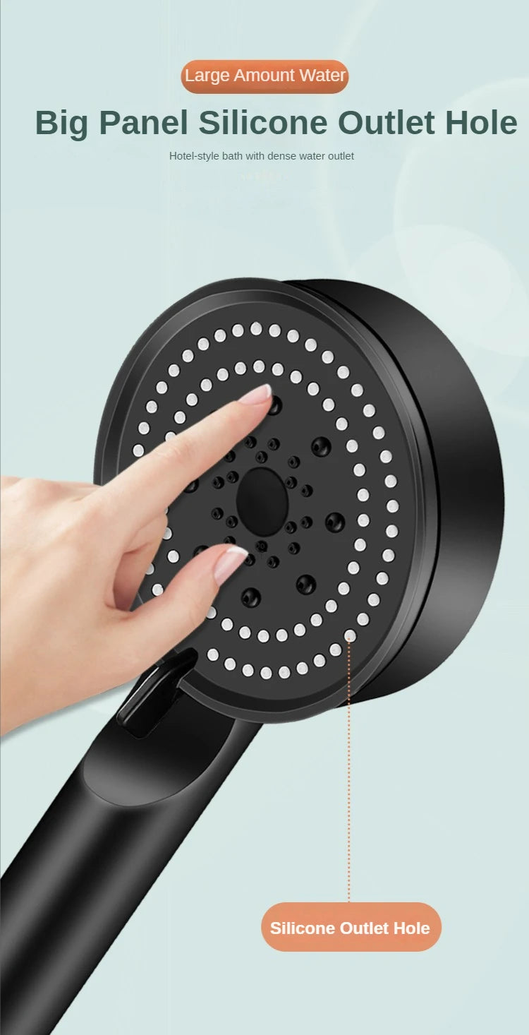 5-Mode High-Pressure Water Saving Handheld Shower Head - 10