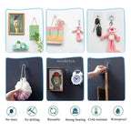 Heavy Duty Adhesive Wall Hooks for Picture Frames and Decor