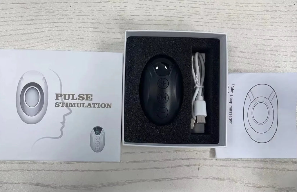 Microcurrent Handheld Sleep Aid Device for Stress and Anxiety Relief