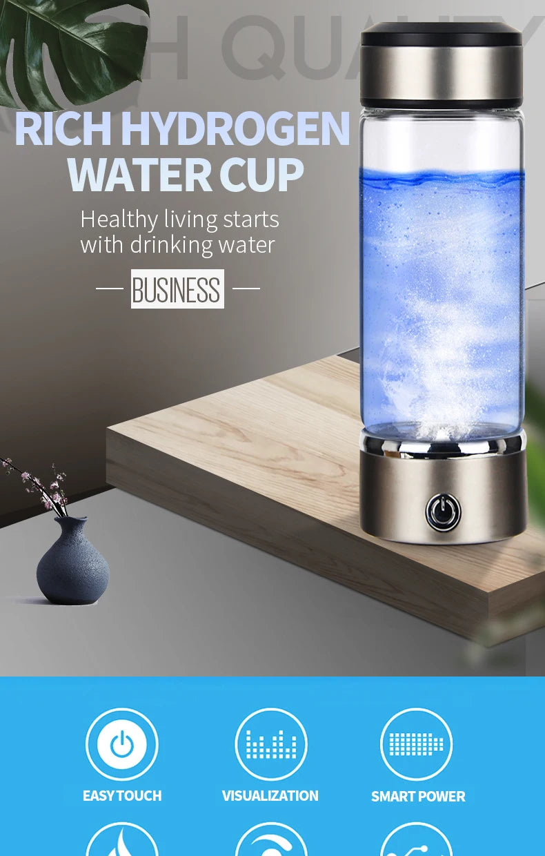 Portable Hydrogen Water Ionizer Bottle - 7