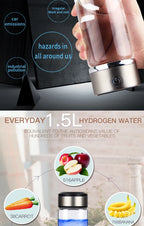 Portable Hydrogen Water Ionizer Bottle