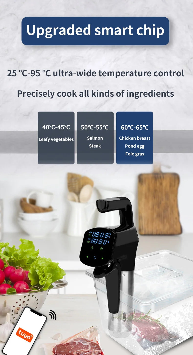 Digital Sous Vide Immersion Cooker for Precision Cooking - 6