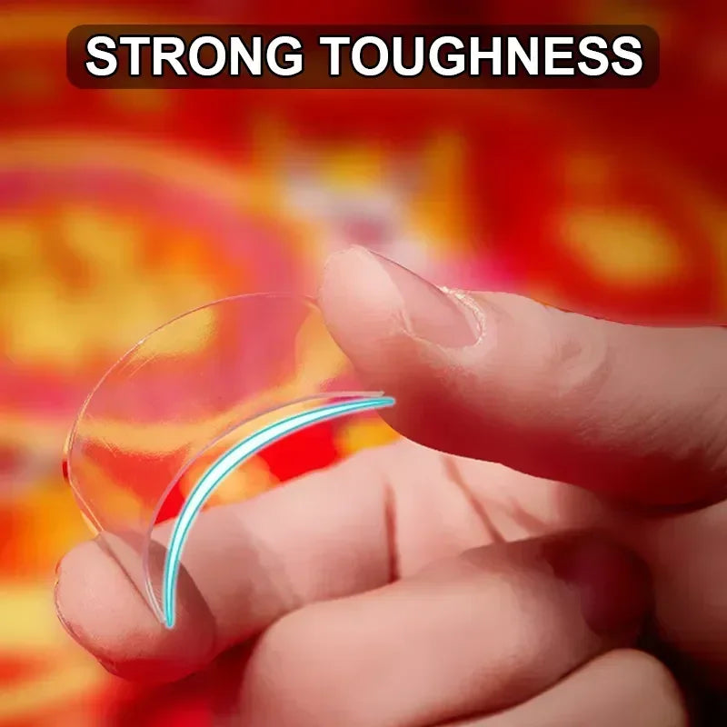 Heavy-Duty Transparent Reusable Nano Adhesive Tape Pads