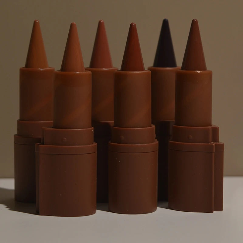 Waterproof Matte Velvet Lip Liner Crayon for Long-Lasting Makeup - 2