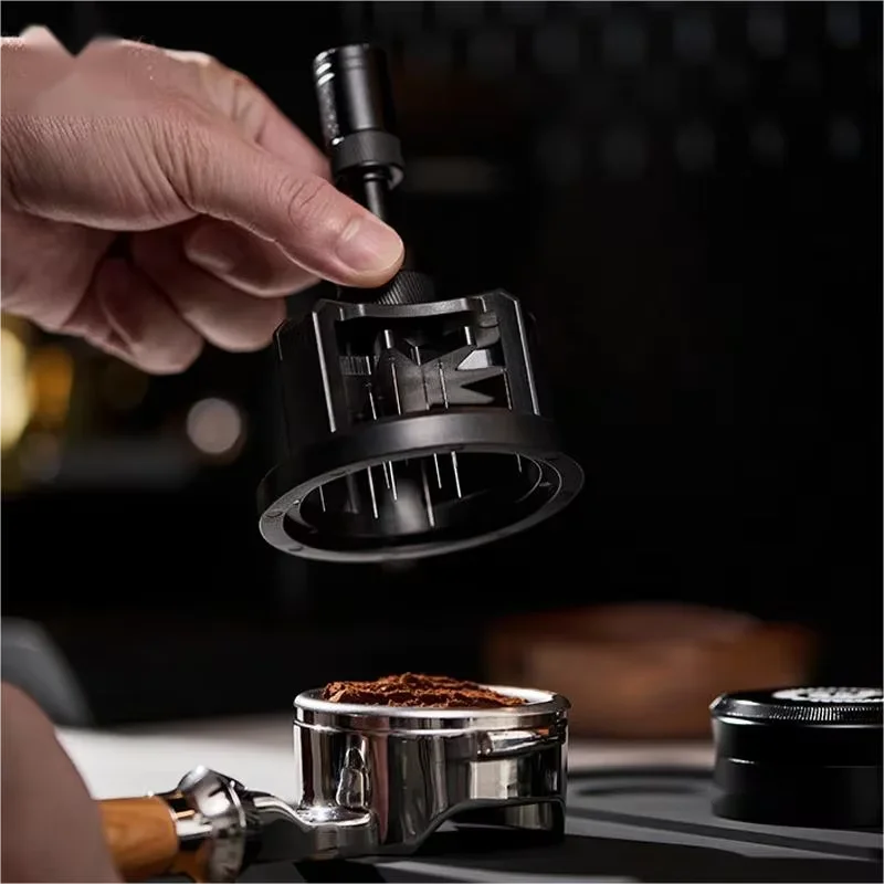 Adjustable Espresso Coffee Distribution and Stirring Tool - 5