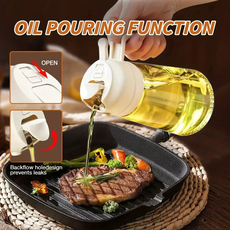 2-in-1 Kitchen Oil Spray and Pour Dispenser - 3