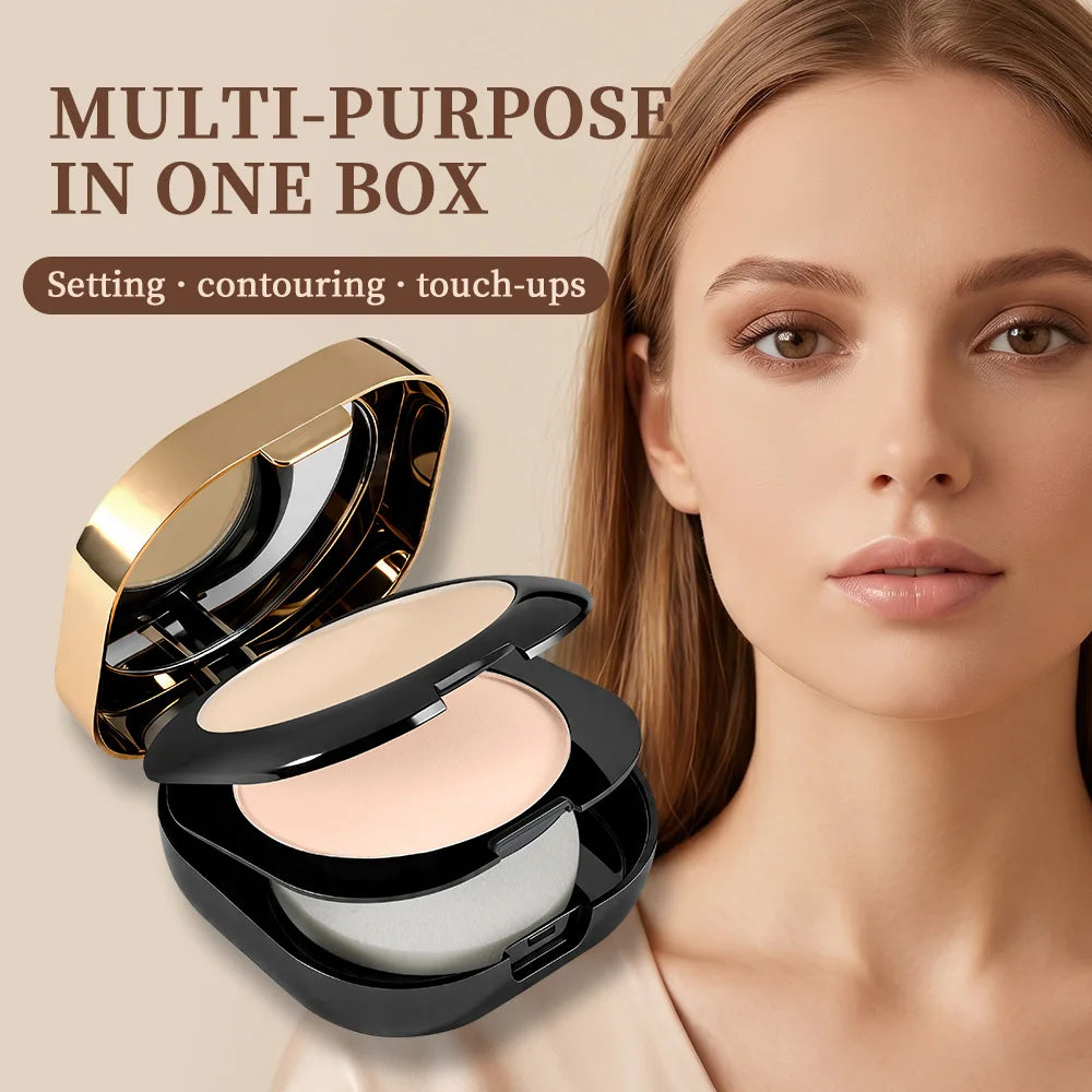 Double Layer Matte Setting Powder for Long-Lasting Oil Control - 2