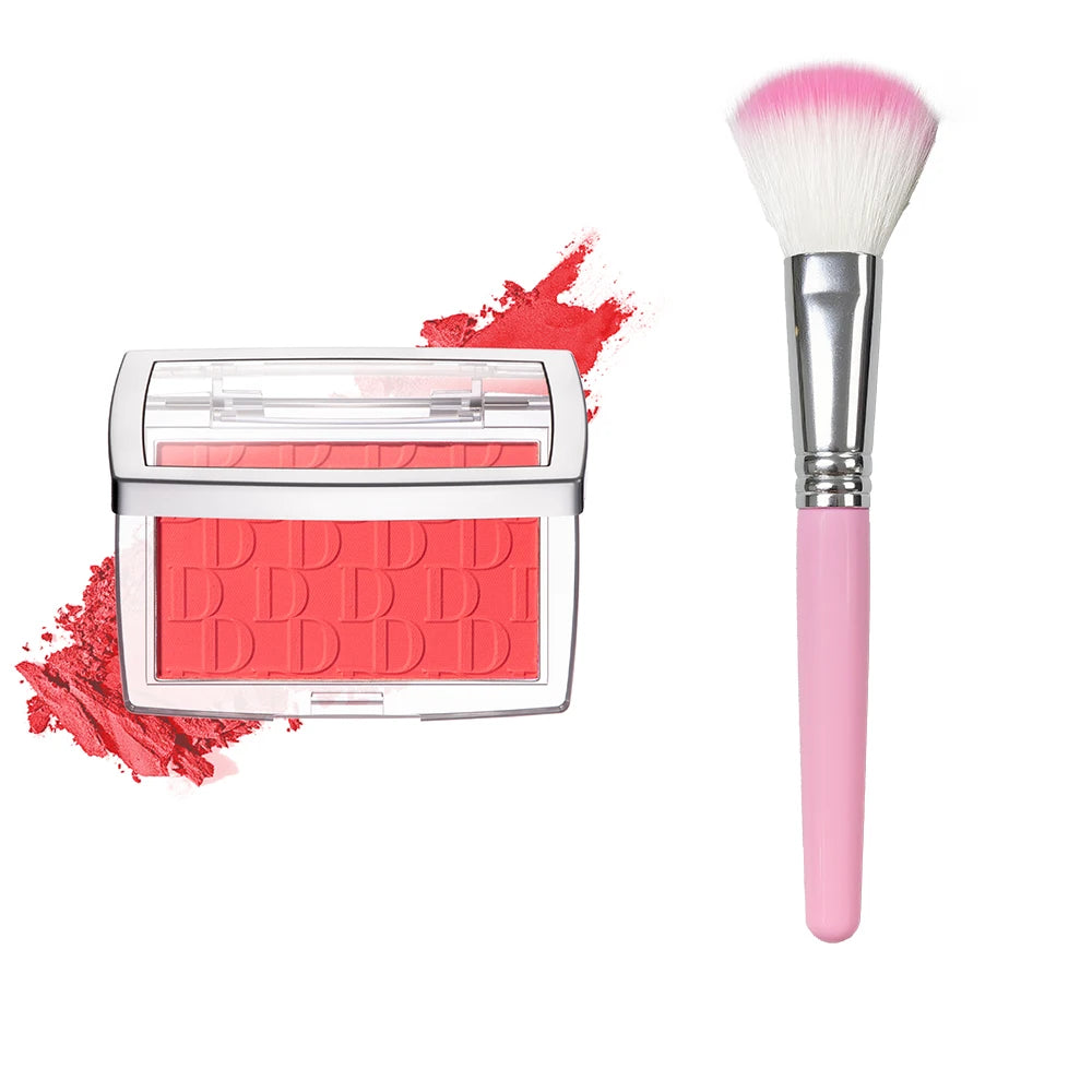 Matte Embossed Blush Palette with Professional Brush - 21