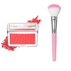 Matte Embossed Blush Palette with Professional Brush