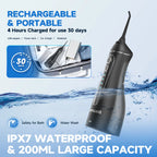 Portable Cordless Water Flosser for Teeth Cleaning