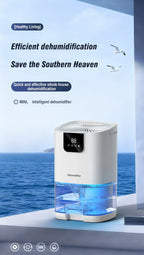 1000ML Portable Smart Dehumidifier for Home and Bedroom