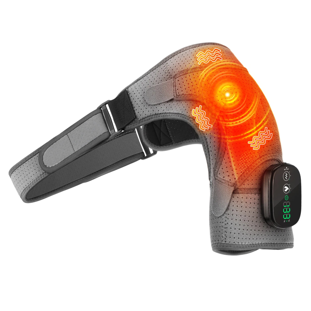Cordless Heated Shoulder Massager with Vibration
