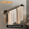 Wall Mounted Adhesive Towel Rack for Bathroom and Kitchen