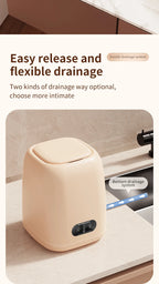 Portable Mini Washing Machine for Underwear and Small Clothes