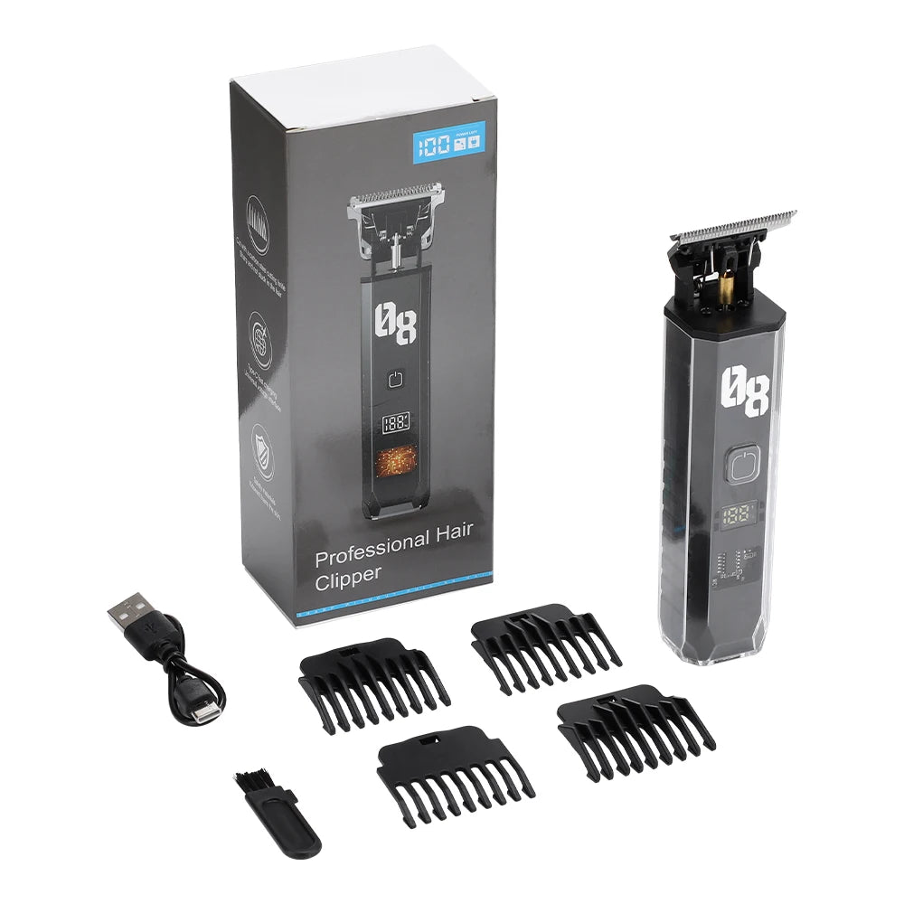 Professional Cordless Electric Hair Trimmer and Grooming Clipper - 11