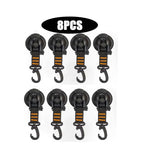 Heavy-Duty Suction Cup Anchor Hooks for Camping and Travel