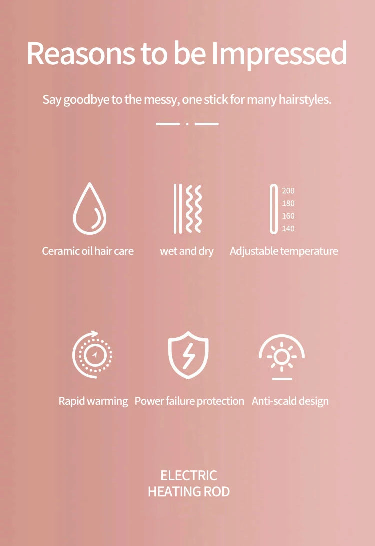 2-in-1 Professional Hair Dryer and Straightener Tool - 8