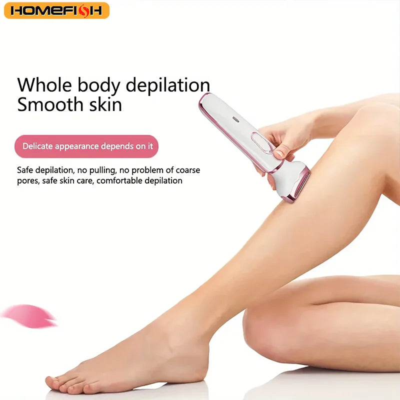 4-in-1 Electric Hair Removal Shaver for Face and Body