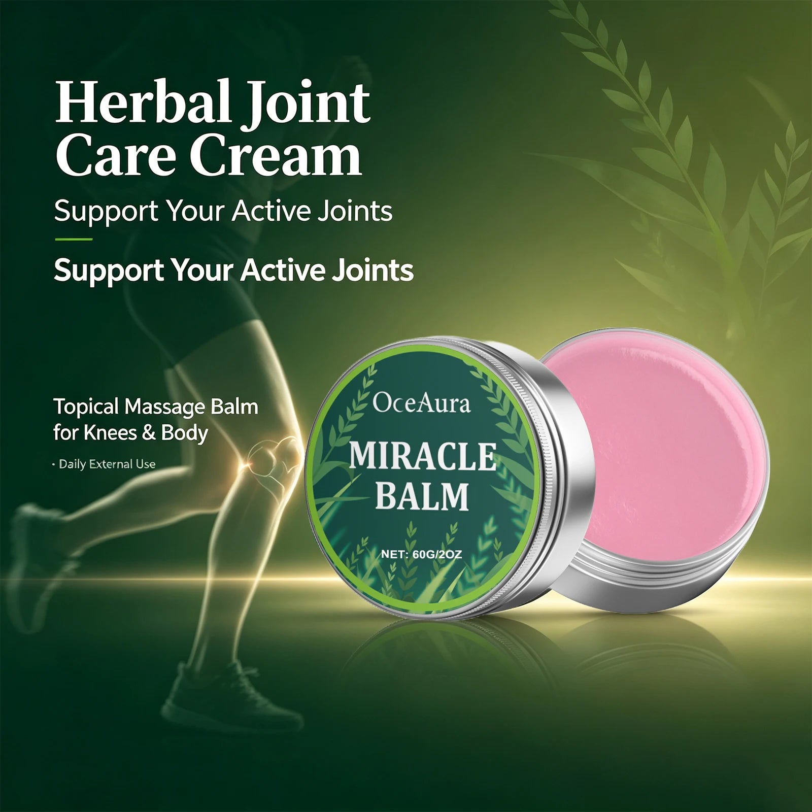 Herbal Muscle and Joint Relief Massage Balm - 5