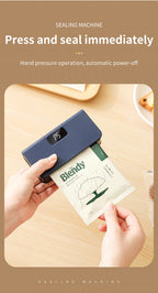 Rechargeable Mini Bag Sealer with Cutter