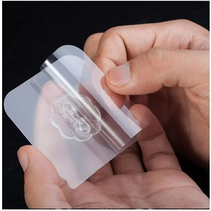Transparent Self-Adhesive Heavy Duty Wall Hooks