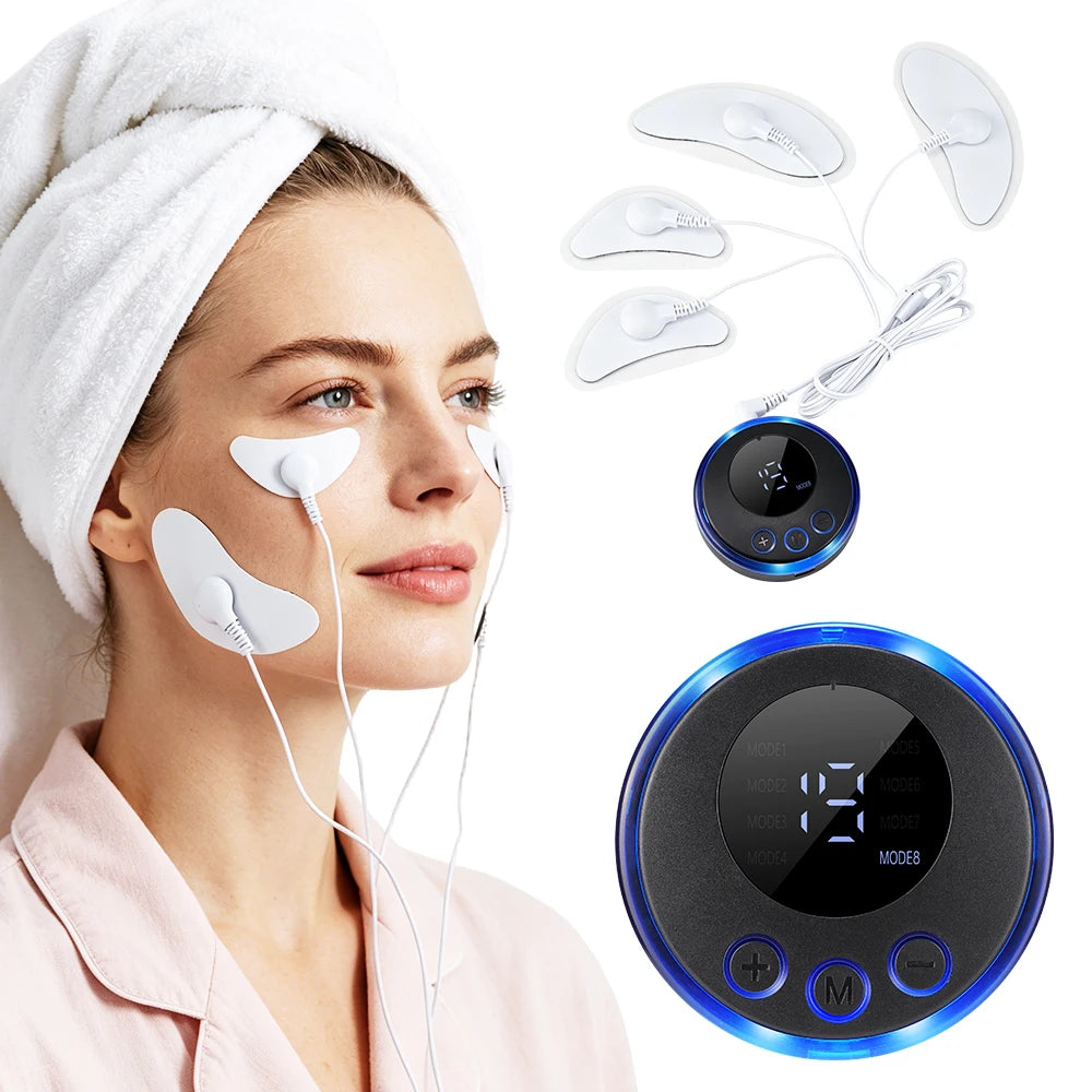 Electric EMS Facial Lifting and Eye Massage Stimulator - 7