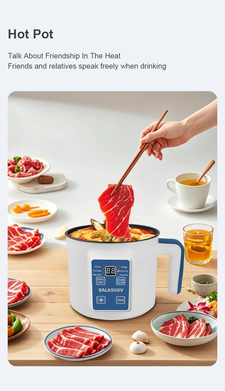 Compact Intelligent Electric Mini Rice Cooker