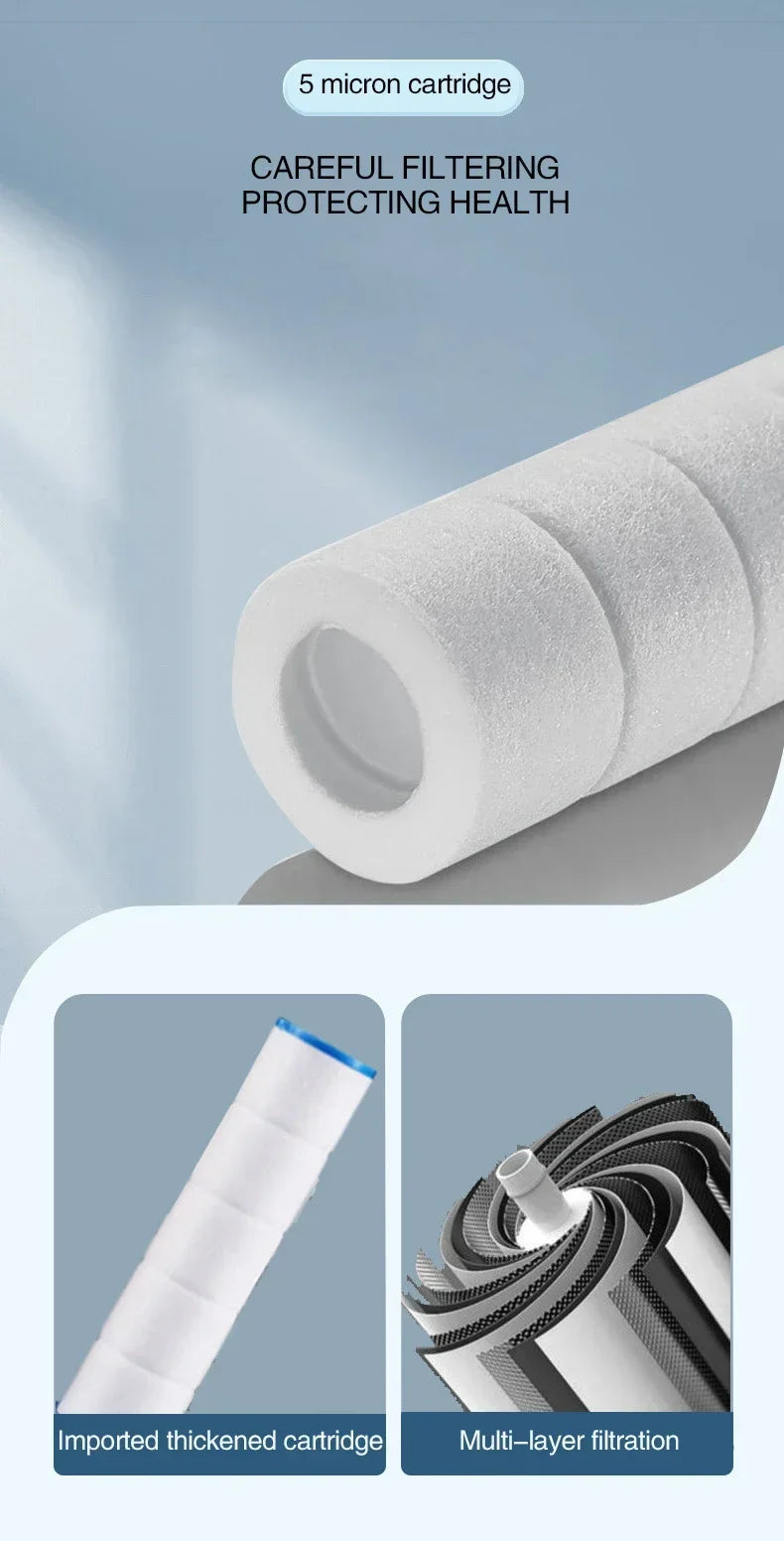 High-Pressure Adjustable Massage Shower Head with Filter - 13
