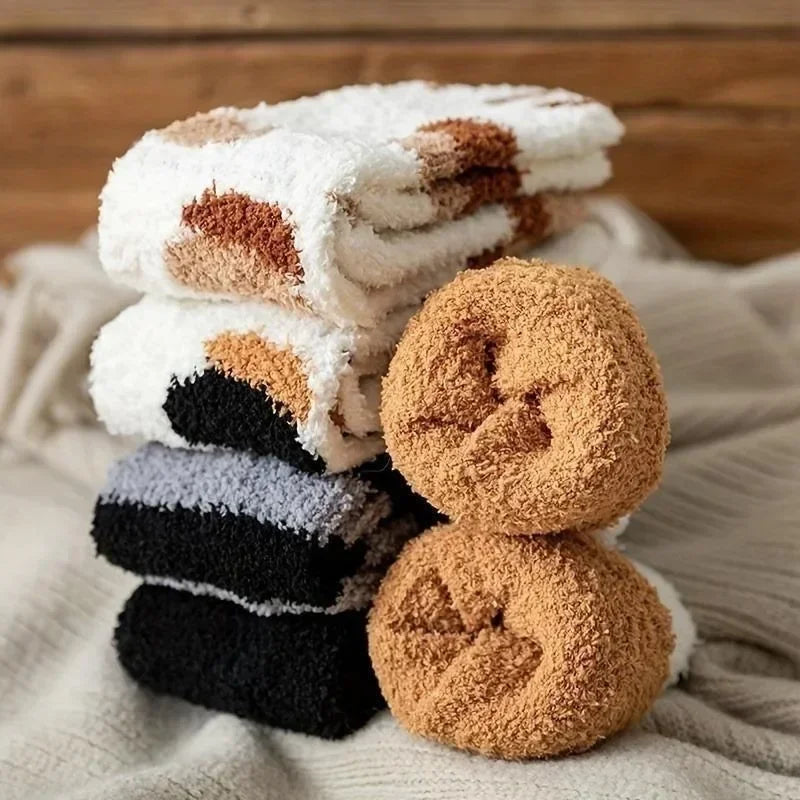 Women's Soft Thermal Fuzzy Winter Socks