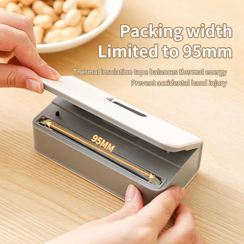 Rechargeable Mini Bag Sealer with Cutter