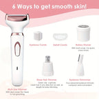4-in-1 Electric Hair Removal Shaver for Face and Body