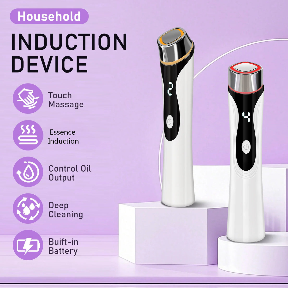 Microcurrent Facial Lifting and Skin Tightening Device
