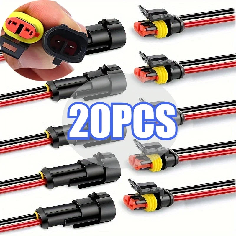 Waterproof Automotive Electrical Wire Connector Kit