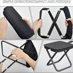 Portable Lightweight Folding Stool for Outdoor Camping and Hiking