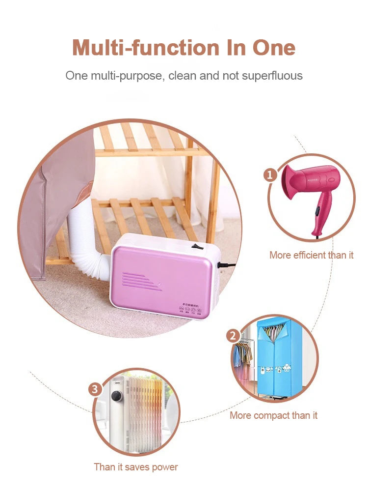 Portable Folding Clothes Dryer for Home and Travel
