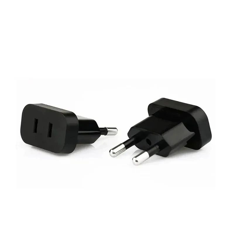 US to EU Power Plug Travel Adapter