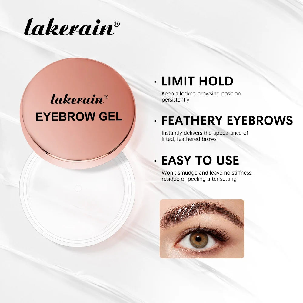 Waterproof 3D Eyebrow Styling Sculpting Gel for Natural Brows